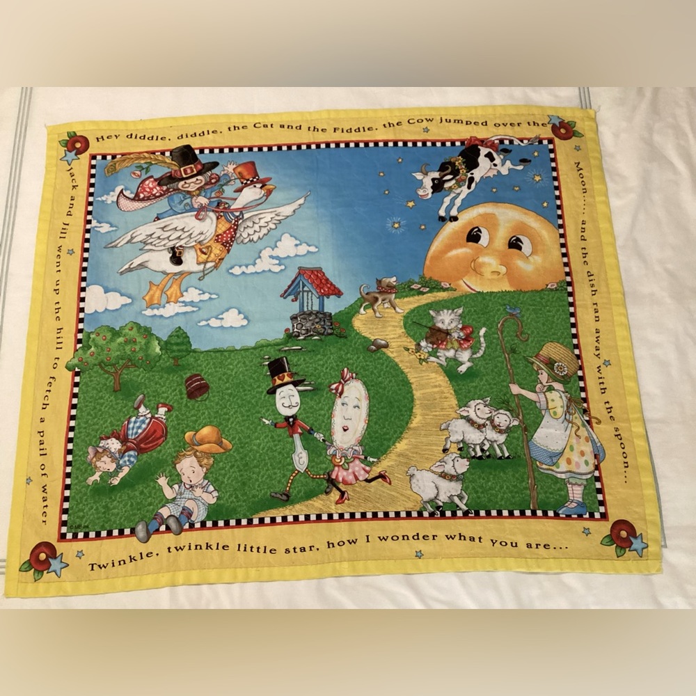 Mary Engelbreit handmade baby quilt